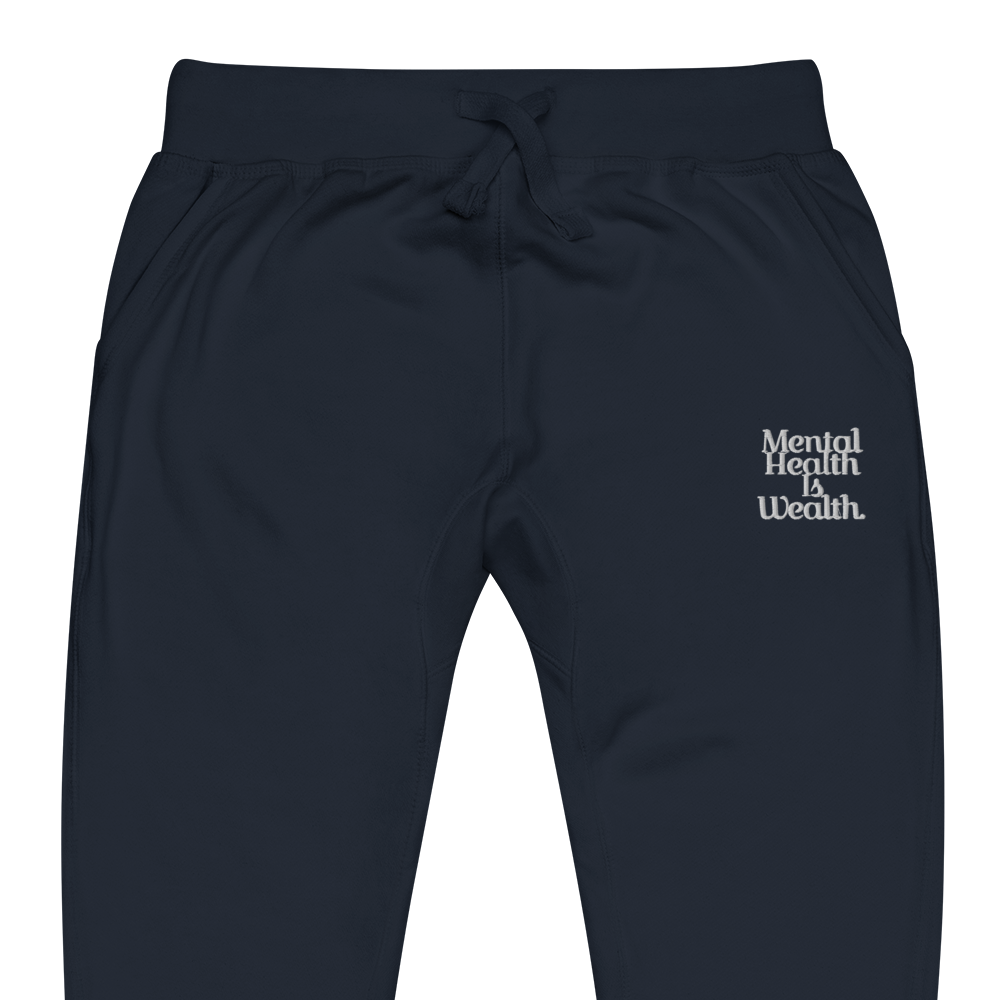 MENTAL HEALTH IS WEALTH Unisex sweatpants