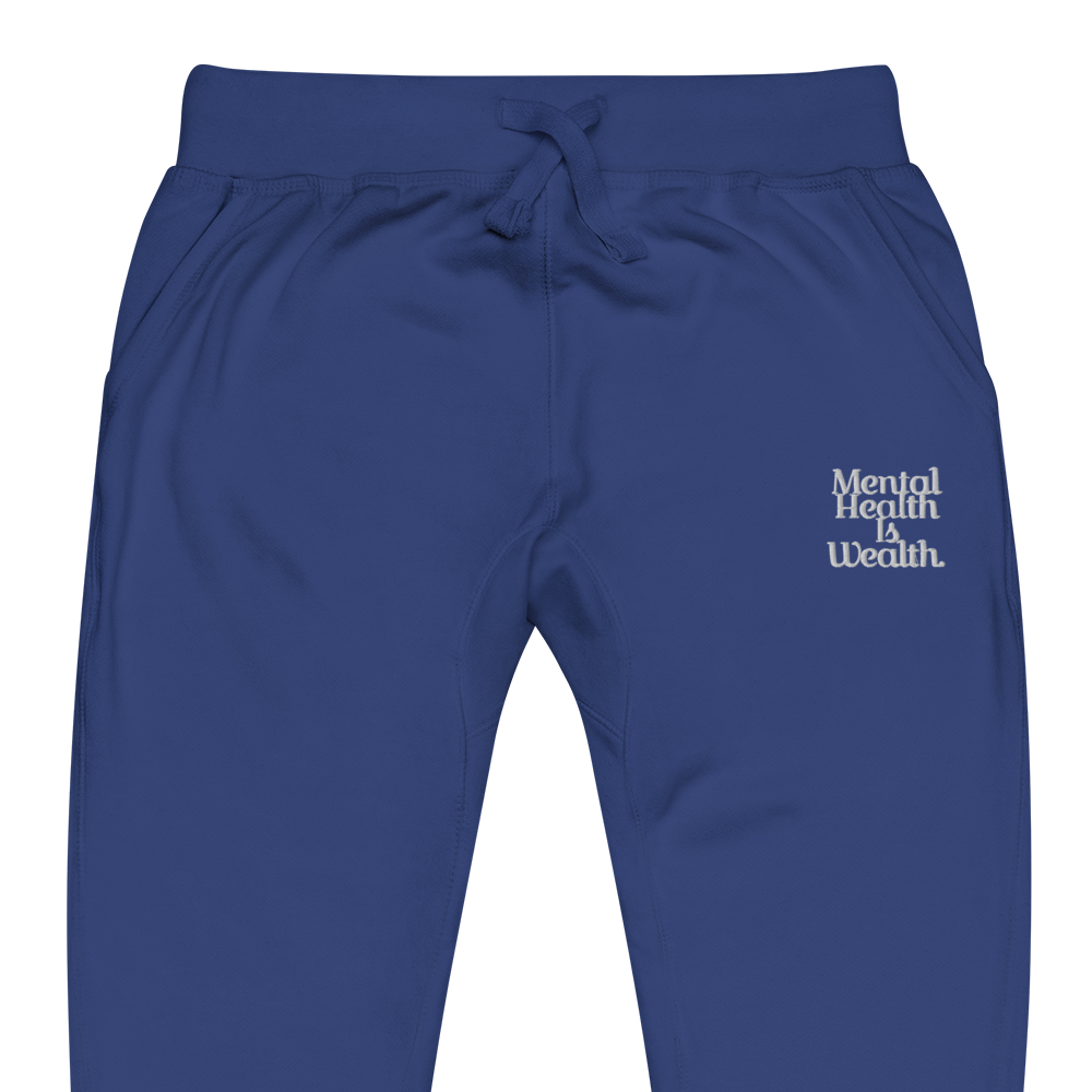 MENTAL HEALTH IS WEALTH Unisex sweatpants