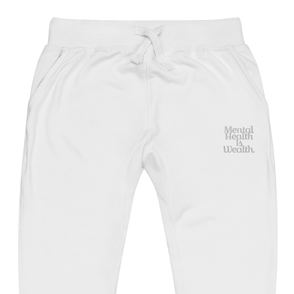 MENTAL HEALTH IS WEALTH Unisex sweatpants