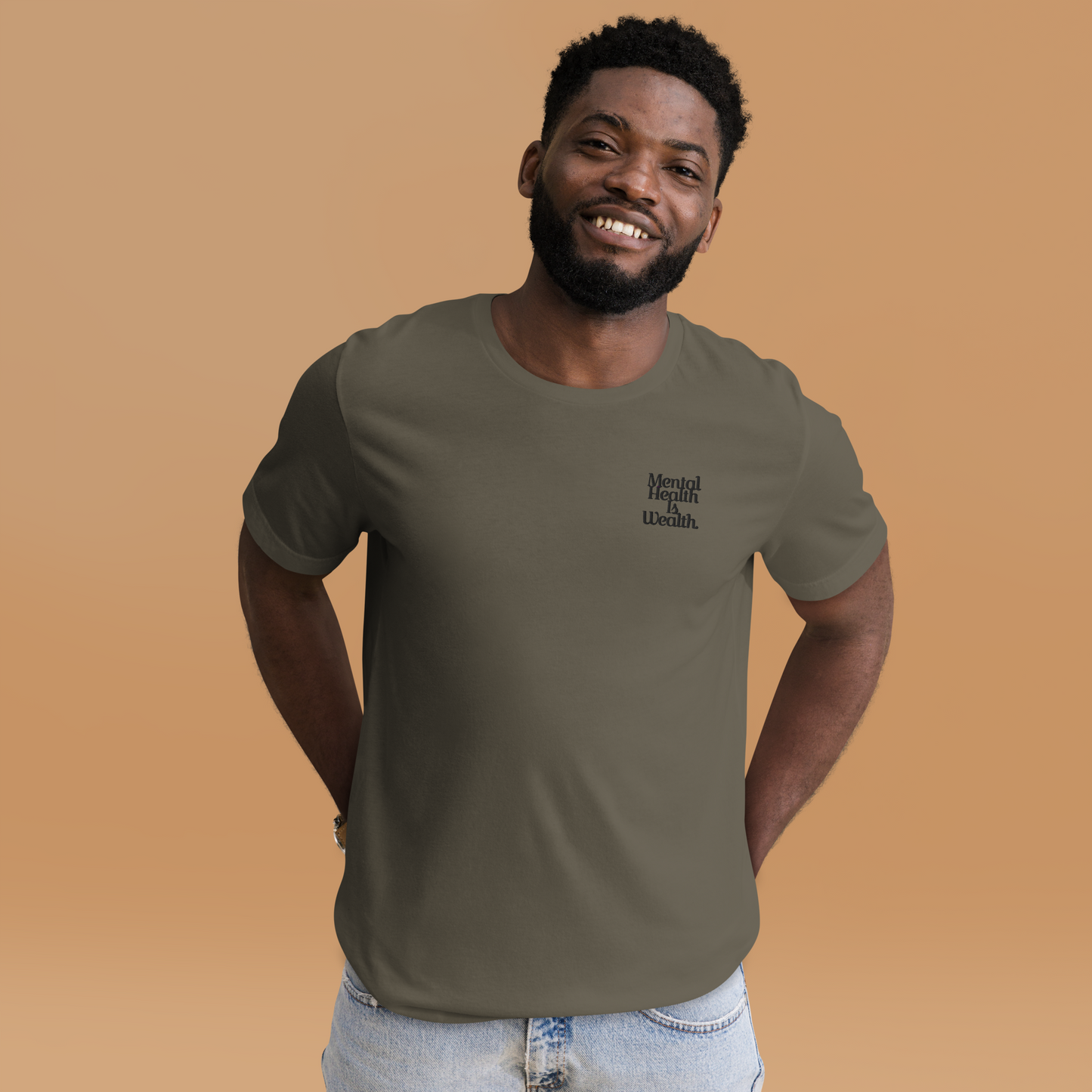 MENTAL HEALTH IS WEALTH Unisex t-shirt