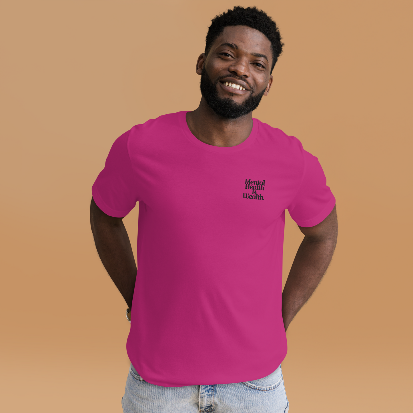MENTAL HEALTH IS WEALTH Unisex t-shirt