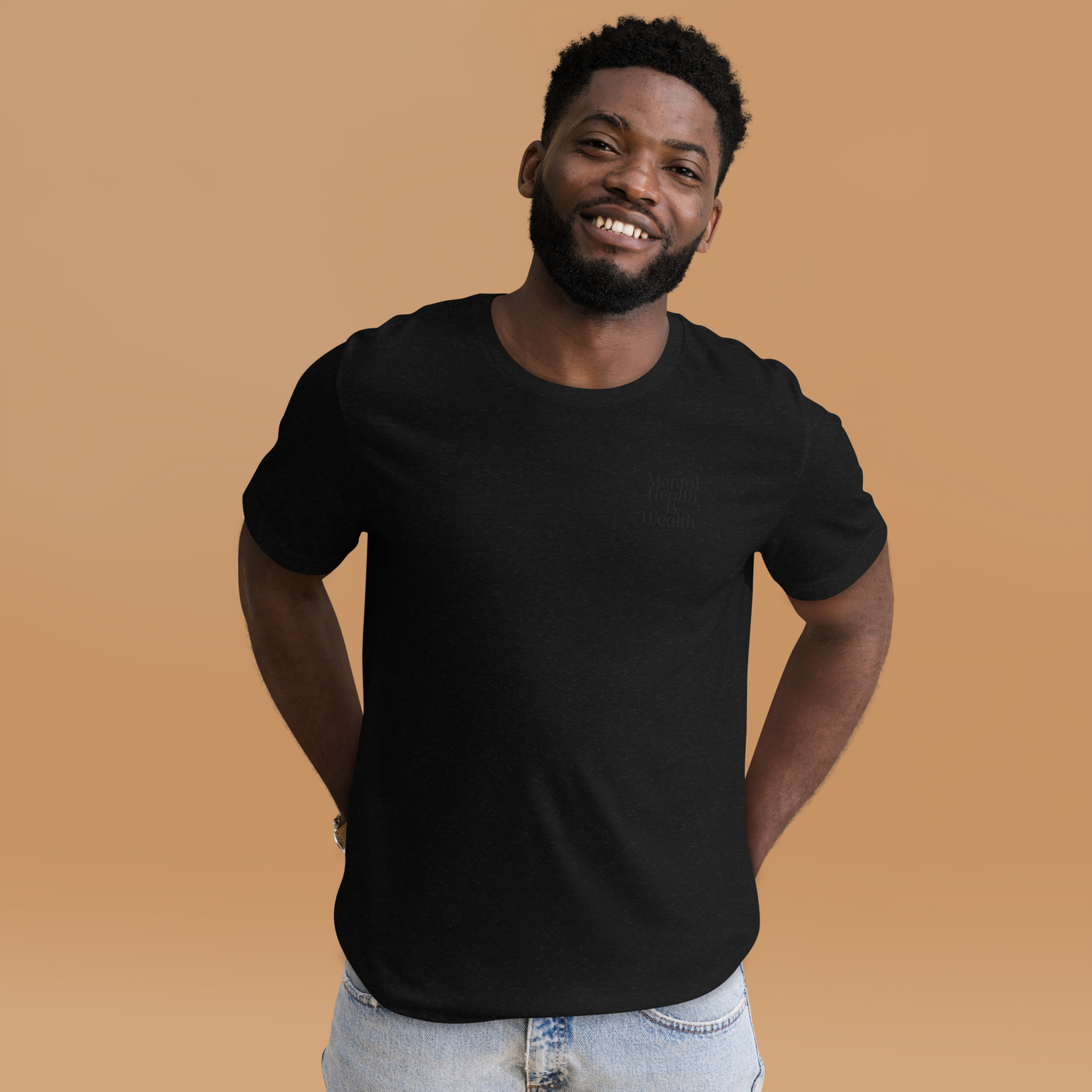 MENTAL HEALTH IS WEALTH Unisex t-shirt