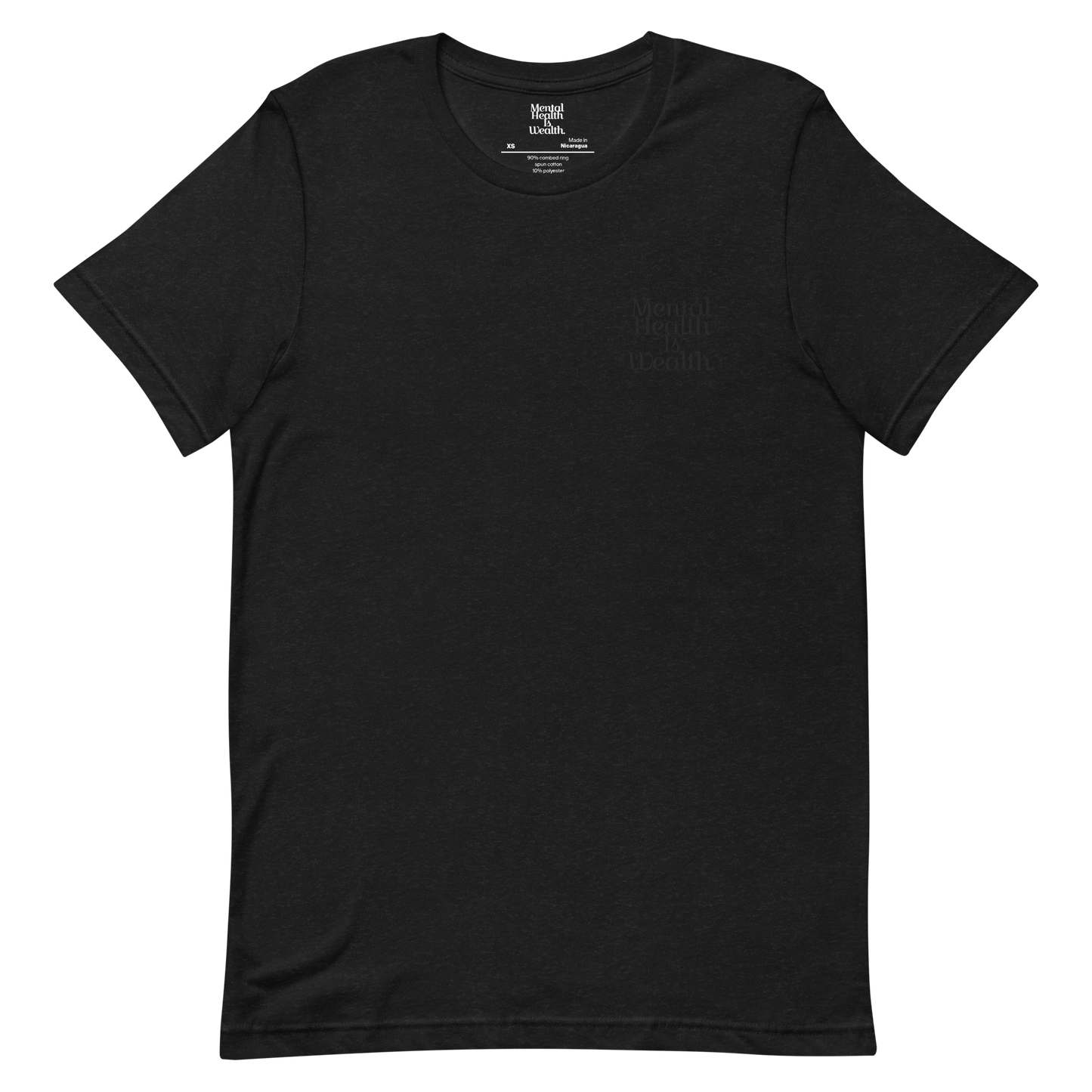 MENTAL HEALTH IS WEALTH Unisex t-shirt