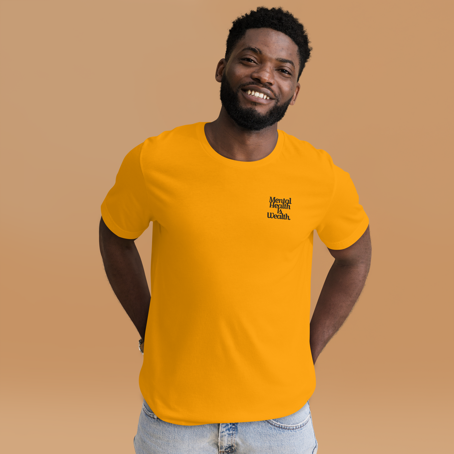 MENTAL HEALTH IS WEALTH Unisex t-shirt