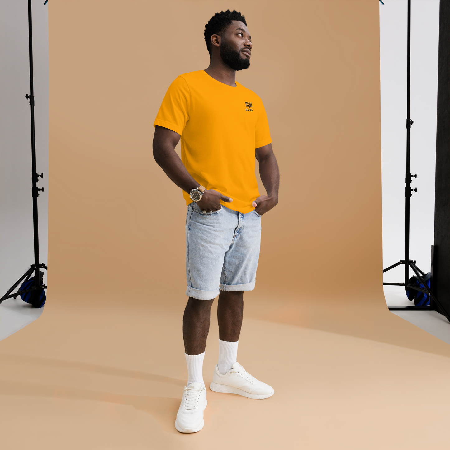 MENTAL HEALTH IS WEALTH Unisex t-shirt