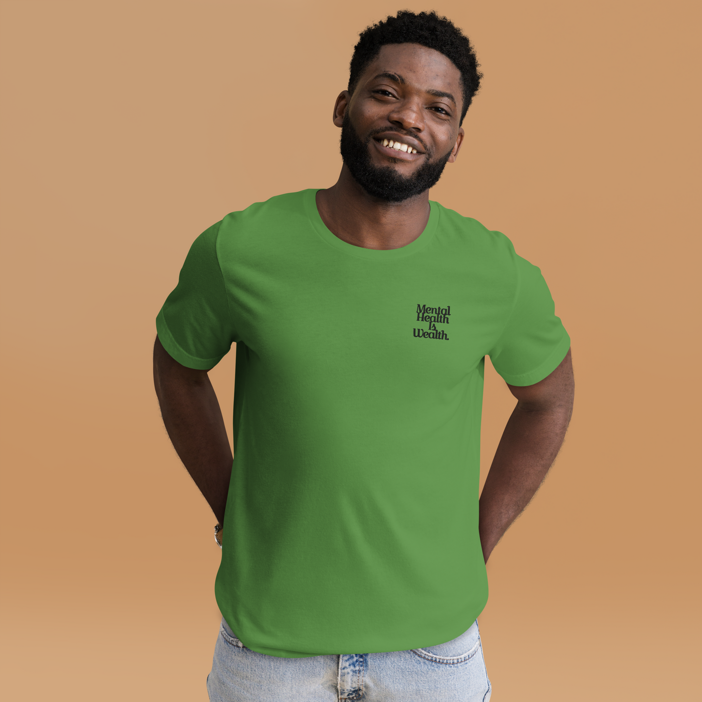 MENTAL HEALTH IS WEALTH Unisex t-shirt