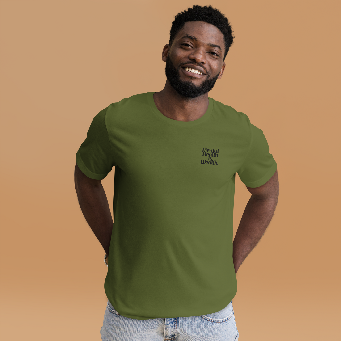 MENTAL HEALTH IS WEALTH Unisex t-shirt