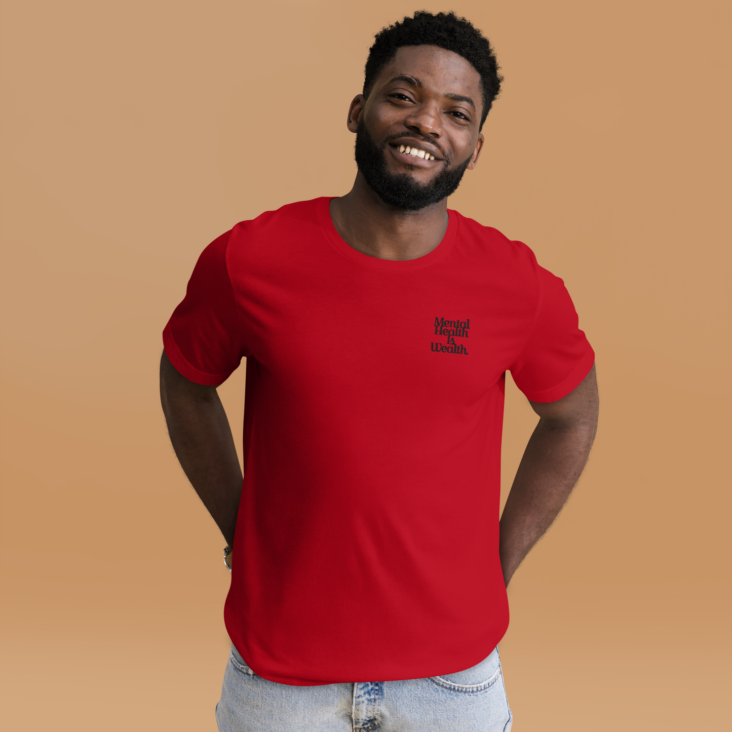 MENTAL HEALTH IS WEALTH Unisex t-shirt