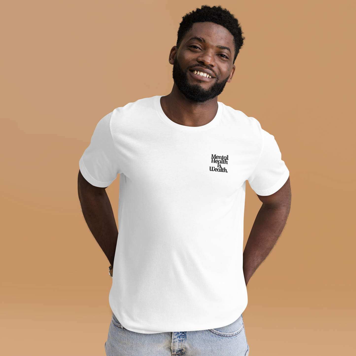 MENTAL HEALTH IS WEALTH Unisex t-shirt