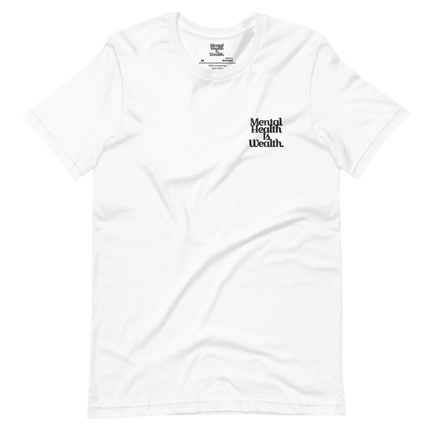 MENTAL HEALTH IS WEALTH Unisex t-shirt