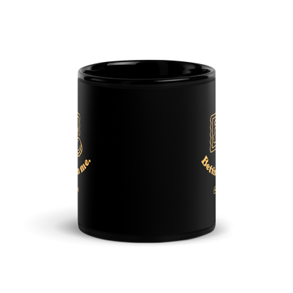 BOM Black Glossy Mug