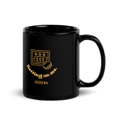 BOM Black Glossy Mug