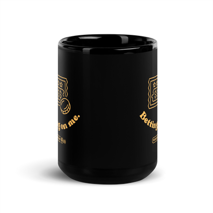 BOM Black Glossy Mug