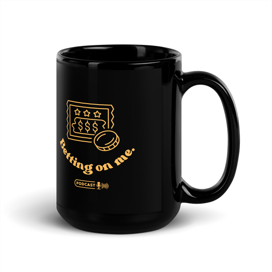 BOM Black Glossy Mug