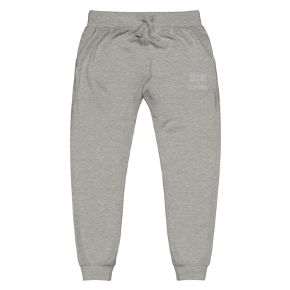 MENTAL HEALTH IS WEALTH Unisex sweatpants