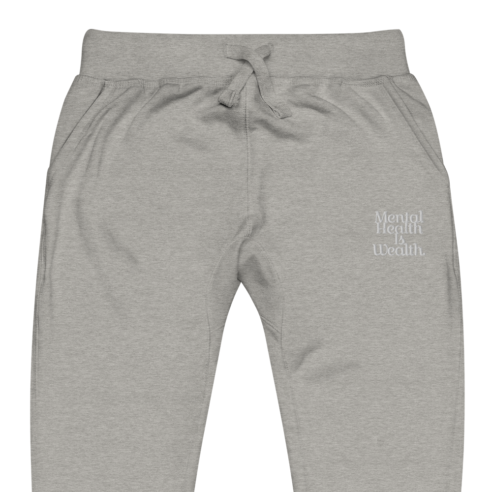 MENTAL HEALTH IS WEALTH Unisex sweatpants