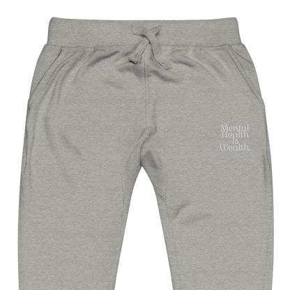 MENTAL HEALTH IS WEALTH Unisex sweatpants