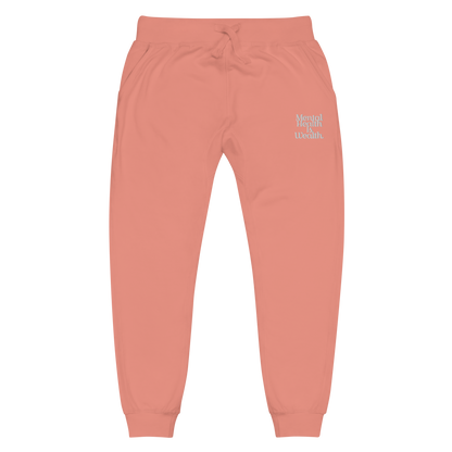 MENTAL HEALTH IS WEALTH Unisex sweatpants
