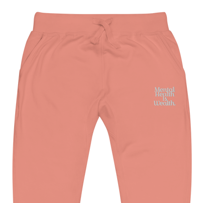 MENTAL HEALTH IS WEALTH Unisex sweatpants