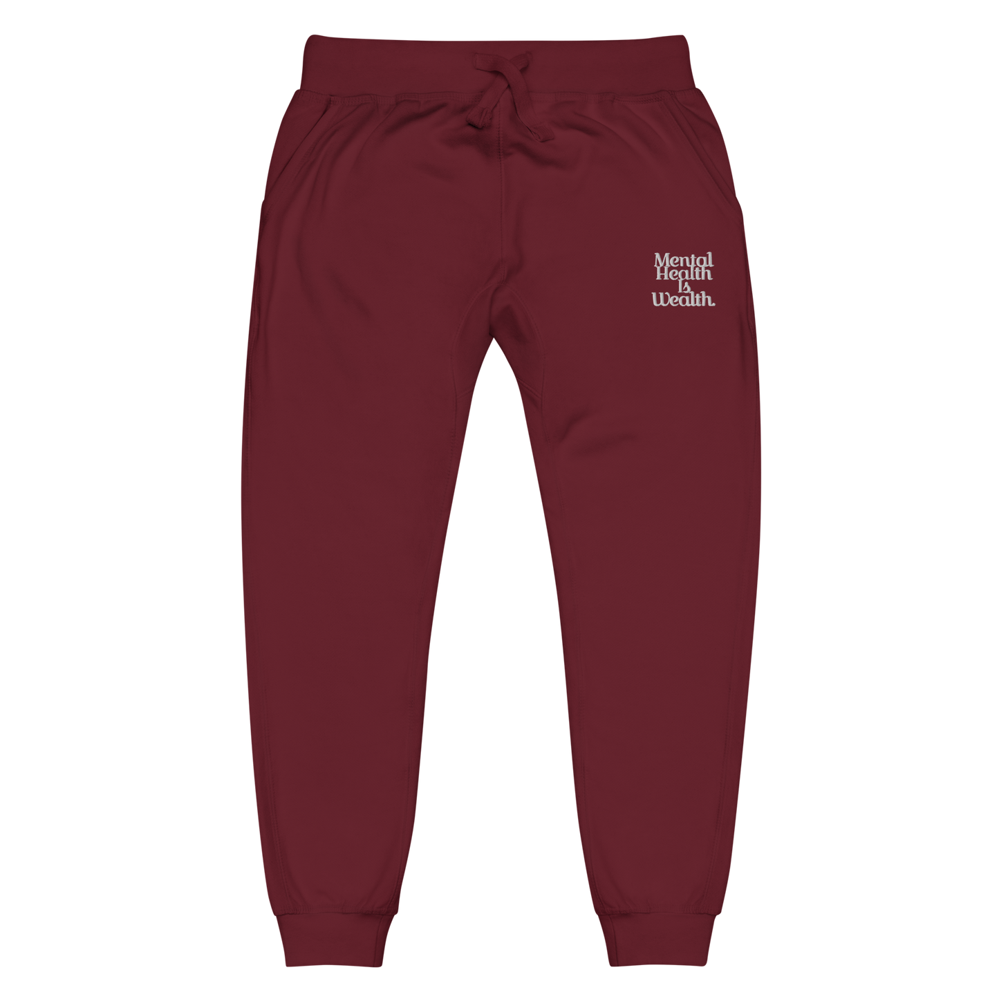 MENTAL HEALTH IS WEALTH Unisex sweatpants