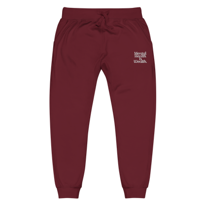 MENTAL HEALTH IS WEALTH Unisex sweatpants