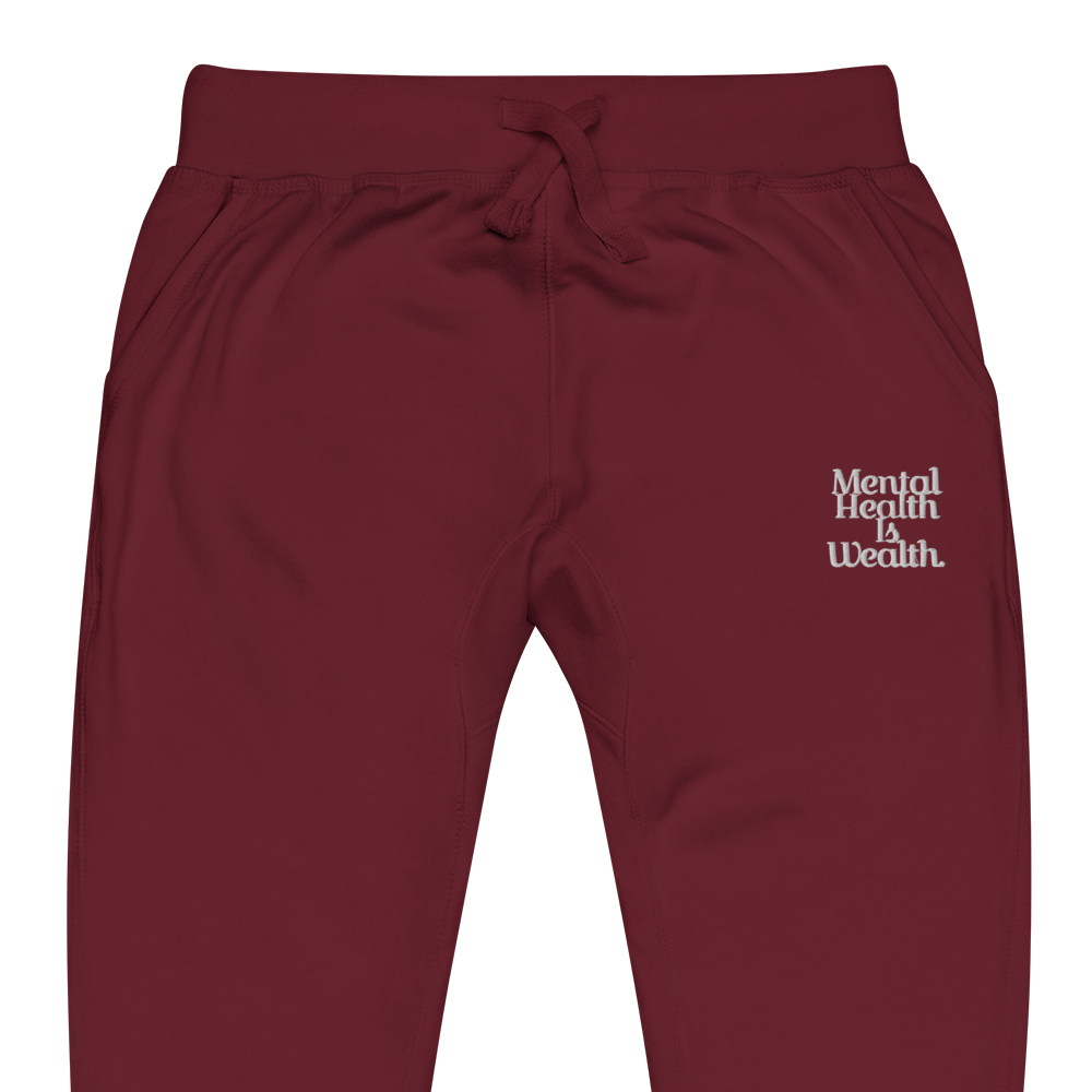 MENTAL HEALTH IS WEALTH Unisex sweatpants