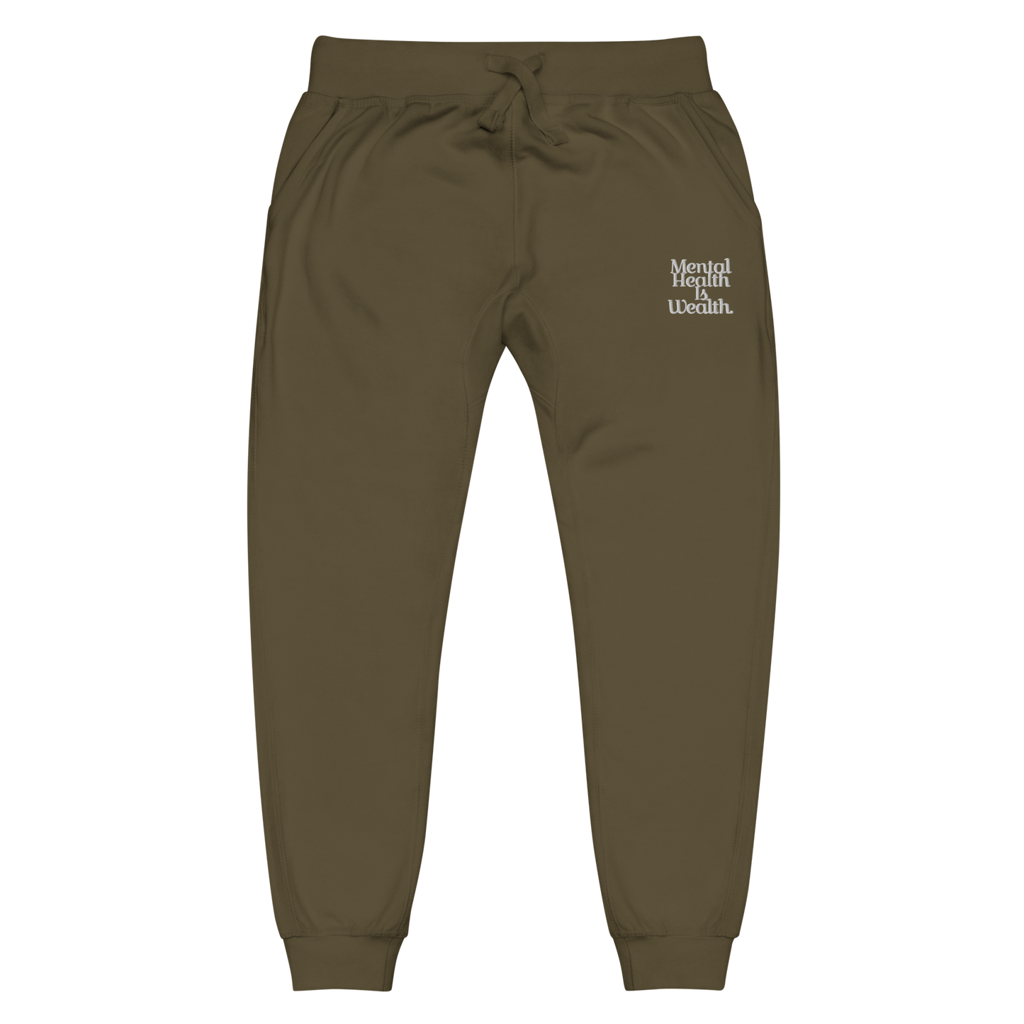 MENTAL HEALTH IS WEALTH Unisex sweatpants