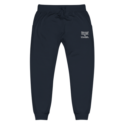MENTAL HEALTH IS WEALTH Unisex sweatpants