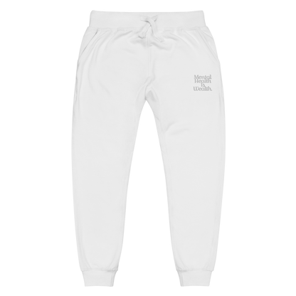 MENTAL HEALTH IS WEALTH Unisex sweatpants