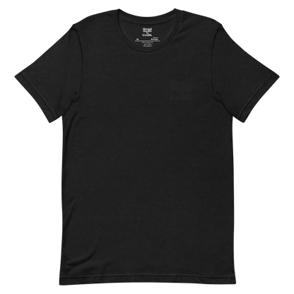 MENTAL HEALTH IS WEALTH Unisex t-shirt